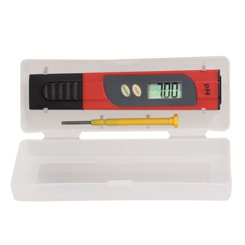 Tester PH digital pentru lichide, LCD, functie termometru, accesorii incluse - imagine 3